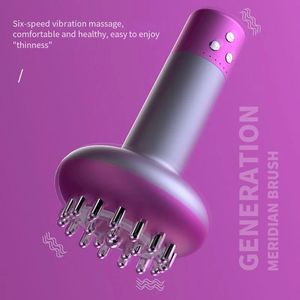 Back Massager Full Body Meridian Brush Massager Dredging Universal Health Artifact Back Axel and Neck Fysioterapi 231115