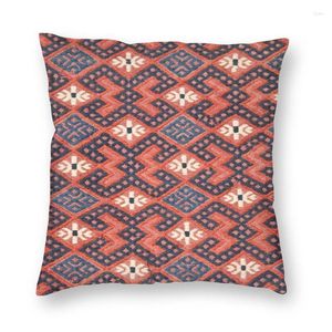 Pillow Kilim Tapete Oriental Tapete Tradicional Capas de Padrão Geométrico Para Sofá Bohemian Art Square Trow Tampa 45x45cm