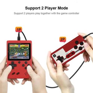 Portabla spelspelare Retro Pocket Video Game Console 8-Bit 3,0 tum LCD-skärm 400 spel Portable Mini Handheld Kids Game Console 231114