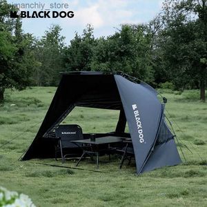 Zelte und Unterstände Naturehike-Blackdog Upgrade Outdoor Sonnenschutz Automatisches Zelt Camping Dual-Purpose Shelter Regen Sonnenschutz Strand Park Zelt Q231117