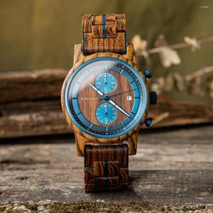 Relógios de pulso Bobobird Man Assista a relógios masculinos de quartzo Wood Relógio de luxo Male Wristwatch for Men Timepieces Relogio Masculino