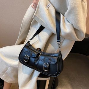 Brieftaschen Mode Leder Schulter Achsel Tasche Für Frauen Neigen Weibliche Einfache Kleine Tasche Design Unterarm Handtaschen Und Geldbörsen