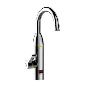 FreeShipping Home 220V 3000W Instant Electric Faucet Tap Hot Water Heater Stainless Steel Under Inflow LED Display Bathroom Kitchen Jwnnx