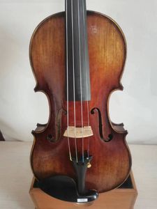 Master 4/4 Violin Stradi Model Flamed Maple Back Spruce Top Hand Made K3006