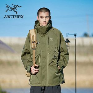 Arcterys Apparel Beta Ltar Jacket Sv Waterproof Outdoor Hiking Hardshell Herrenbekleidung Charge ARC TERYXArchaeopteryx Hooded Jacket Mens Loose Coat Outdoor S WNFN7