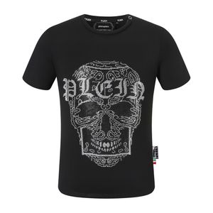 pleinxplein pp Men's T-Shirts Original design Summer shirt plein T-shirt pp cotton rhinestone skulls pattern shirt short sleeve 2061 color