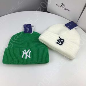 Mlb Beanie Chapéu de Qualidade Superior Ny Cap Designer Luxo 7208 Nova Marca de Moda Adulta Ny Bordado Chapéu de Malha Chapéu de Lã Carta Unissex Chapéu de Lã Quente Tricô