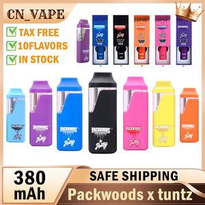 Packwoods x Runtz Packwoods Djeńskie Vape Puste długopisy 1 ml pod 380MAH Bateria do ładowania puste vapes pióro puste