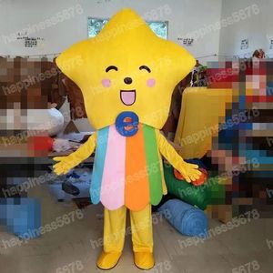 Performance five-pointed star Mascot Costumes high quality Cartoon Character Outfit Suit Carnival Adults Size Halloween Christmas Party Carnival Dress suits