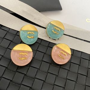 Luxus Ohrstecker Kupfer Designer für Frauen Ohrstecker Luxus 18 Karat vergoldet Valentinoity Perle Kristall Gold Doppelbuchstabe Schmuck Klassiker