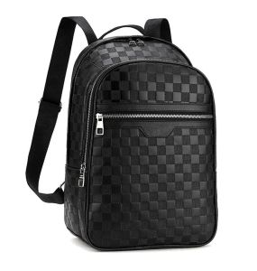 Venda quente sacos de moda clássicos preto em relevo mulheres homens mochila designer totes saco duffel sacos unisex bolsas de ombro bolsas de couro real de alta qualidade ombro