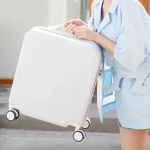 Suitcases Luggage Female 18 Inch Small Trolley Suitcase Boys Universal Wheel Lightweight Travel Boarding Password Box 20