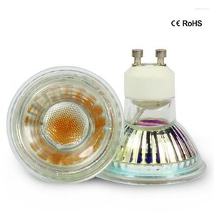 Lâmpadas mais baixas de preço liderado sem luz diminuída 110v 220V 5W MR16 COB LAMP LAMP BRANCO COLO