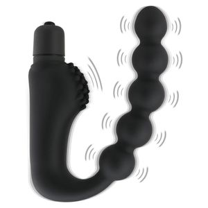 Anal Toys Sex Products 10 speed anal plug prostate massager vibrator butt 5 beads male and female sex toys adult products toy 231114