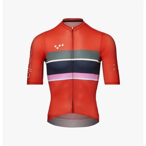 Racing Jackets Men's Summer Cycling Short Sleeve Orange Quick Dry Jerseys Mtb Shirts Maillot Camisa Ciclismo Masculina Road Bicycle