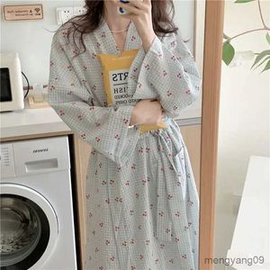 home clothing Robe Women's Home Clothes Pajamas Cute Pyjamas Sexy Satin Woman Nightie Female Dress Womens Clothing Bathrobe R231115