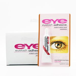 Drop shipping with packing Practical Eyelash Glue Clear-white Dark-black Waterproof False Eyelashes Adhesive Makeup Eye Lash Glue makeup
