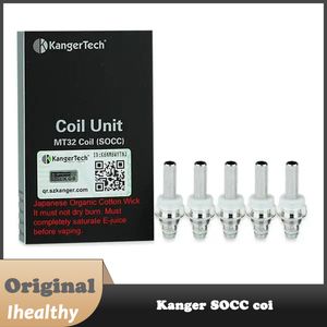 KangerTech SOCC (MT32) Replacement Coils with 100% organic cotton Compatible with Kanger Unitank/protank/protank 2/mini protank 2 and evod atomizers
