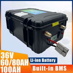 36V 60AH 80AH 100AH ​​LI-ion 3600W ABS Litiumpolymerbatteri för elektroniska vandrare Hem Solar Trolling Motor Fishing Boat