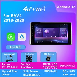 10-Zoll-Android-IPS-Autoschnittstelle Video MultiMedia für TOYOTA RAV4-2019 GPS-Navigationskopfeinheit