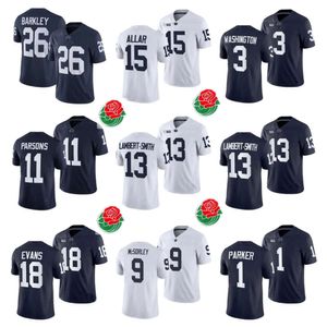 SL 2023 Ro Se Bowl Patch Penn State N Football Jersey College Drew Allar Nicholas Singleton Saquon Barkley Trace McSorley Micah