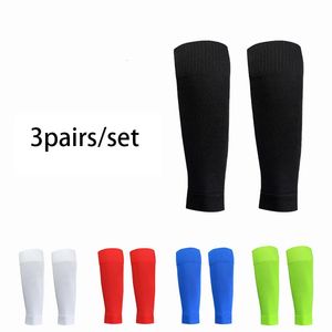 Sports Socks 3 Pars Football Pads Capa de perna para homens Mulheres Cutsocks 231115