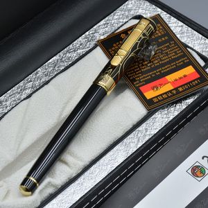 Fonte escrita moda tinta metal promoção papelaria escola escritório top picasso preto grau presente caneta canetas lkxqg