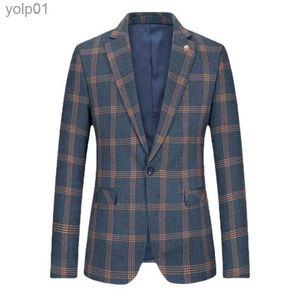 Erkek ceketleri yeni takım elbise ceket erkek moda üstleri ince yakışıklı bahar sonbahar takım elbise ceket İngiliz sıradan erkekler beyaz blazer ceket katı 5xll231115