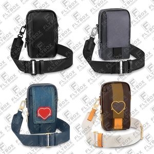 M81060 M81005 FLAP DOUBLE Phone Bag Messenger Bag Herren Modedesigner Umhängetaschen Hochwertige TOP 5A-Geldbörse Schnelle Lieferung M81321 M81323 M57089