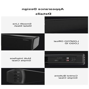 Freeshipping Home Theater 40 W Bluetooth Soundbar TV AUX Ottica Altoparlanti Bluetooth Soundbar Altoparlante Soundbar basso per TV Uoxld