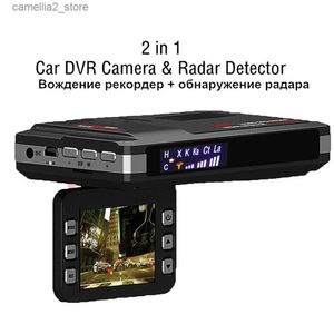 CAR DVRS 170 stopnia przepływu Radar detektor prędkości samochód DVR Kamera KAMA KAMA KAMA rejestrator wideo rejestrator g-czujnika noktowizor samochód automatyczny rejestrator Q231115