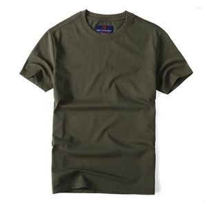 Mäns T-skjortor Summer Short Sleeve Men's O-Neck T-shirt Militärträning Camouflage Shirt Handla bomullstoppar