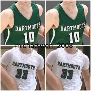 Mich28 Dartmouth Big Green College Basketball Jersey 0 Will Emery 1 Taurus Samuels 2 Isaac Letoa 3 Ian Carter 4 Trevon Ary-Turner Costura personalizada
