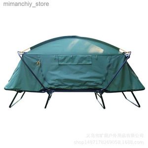 Tents and Shelters Tent Outdoor Camping Rain-Proof Thickened Camping Doub-Layer Exclusive for Fishing Off-Ground Tent Rain-Proof for two person Q231117