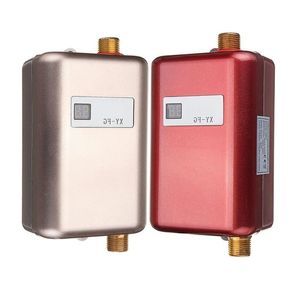 FreeShipping 3800W Water Heater Mini Tankless Instant Hot kitchen Heating Thermostat US Plug Intelligent Energy Saving Waterproof Kdvtt