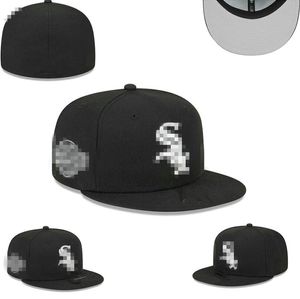 Erkekler Beyzbol Chicago Boyut şapkalar la Snapback Hats Classic Sox Royal Hip Hop Sport Caps Chapeau Gri Dikiş Kalp 