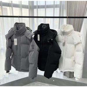 Mens Down Jackets Parka Ami-Ami Essentialshirt 여성 블랙 복어 재킷 후드 느슨한 피팅 캐주얼 야외 겨울 따뜻한 두꺼운 지퍼 디자이너 코트