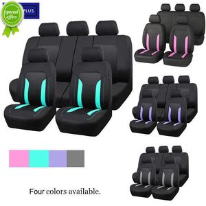 New Universal Mesh Car Seat Cover Set Voiture Accessories Interior Unisex Fit Most Car SUV Track Van With Zipper Airbag Compatible