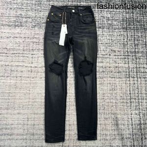 PB230 Jeans da uomo Pantaloni cargo neri Jeans firmati Adesivi skinny Lavaggio chiaro Strappato Motociclista Rock Revival Joggers True Religions Casual El