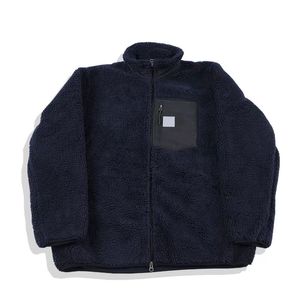 Herrjackor designer mens jacka förtjockad vadderad lambwool jacka topprockjackor carhartts jacka klassiska retro par modeller lamm kashmir fleece coat a1