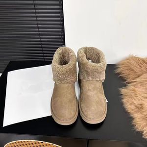 Women's Thick Ankle Snow Boots High Quality Anti slip Thick Sole Women's Winter Warm Boots 35-40