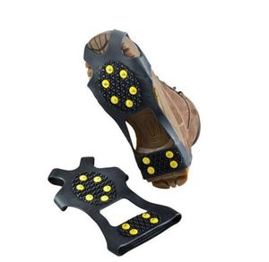 Dağcılık Kramponlar Buz Kar Ayakkabı Kauçuk Çiviler Anti Slip 10 Stud Kramponlar Streç Ayakkabı Buz Kıyısı Kış Ayakkabı Botları Yürüyüş 231114