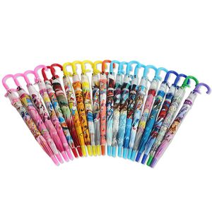 Kids Kawaii Anime Animal Umbrella Transparent Cartoon Waterproof Automatic Umbrellas For Children