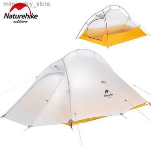 Tält och skydd NatureHike Tent Cloud Up Series Ultralight Outdoor Camping Tält Vattentät backpacking Cycling Tält Camping Tält med golvmatta Q231117
