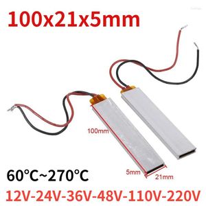 Carpets 100x21x5mm PTC Heating 12-220V Constant Temperature Thermistor Air Sensor Aluminum Hair Dryer Curlers Heater