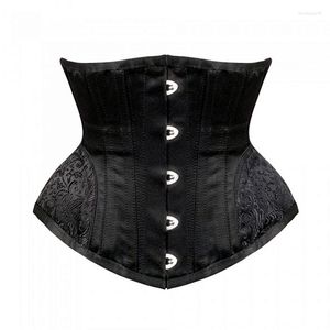 Women's Shapers Gothic Bustier Hourglass Waist Corset Sexy Lingerie Top Underbust Plus Size Corselet Women's Steampunk Slimming Belly