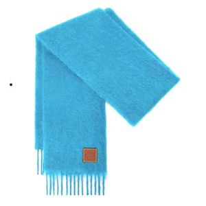 Loewees Men and Women General Scarves Cashmere Designerブランケットスカーフ女性スタイルカラフルなウールブレンドソリッドフリンジスカーフ