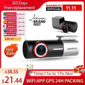 Araba DVR Sameuo U700 Dash Cam Ön ve Arka Kamera Kaydedici QHD 1944P Araç DVR 2 Cam Dashcam Wifi Video Kaydedici 24H Park Monitörü Q231115