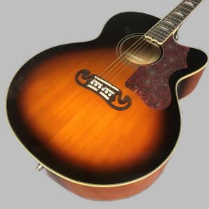 Bästa 43-tums J200 Mold Sunset Lacquer Acoustic Guitar