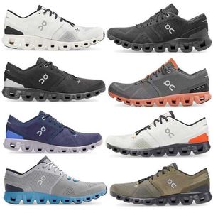 Toppkvalitet OnCloud Shoes 24 -timmars sändning Lightning kraftfull fabriksmoln på x cloudnova för löparskor för män kvinnor trippel svart vit rost män kvinnor tränar